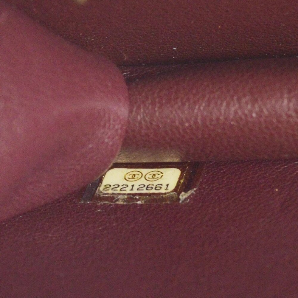Chanel Purple Lambskin Beauty Lock Flap Bag - Picture 6 of 7